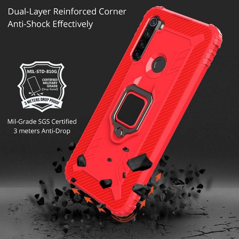 Telefoonhoesje voor Xiaomi Redmi Note 8T Ultrabeschermend Met Ondersteuning