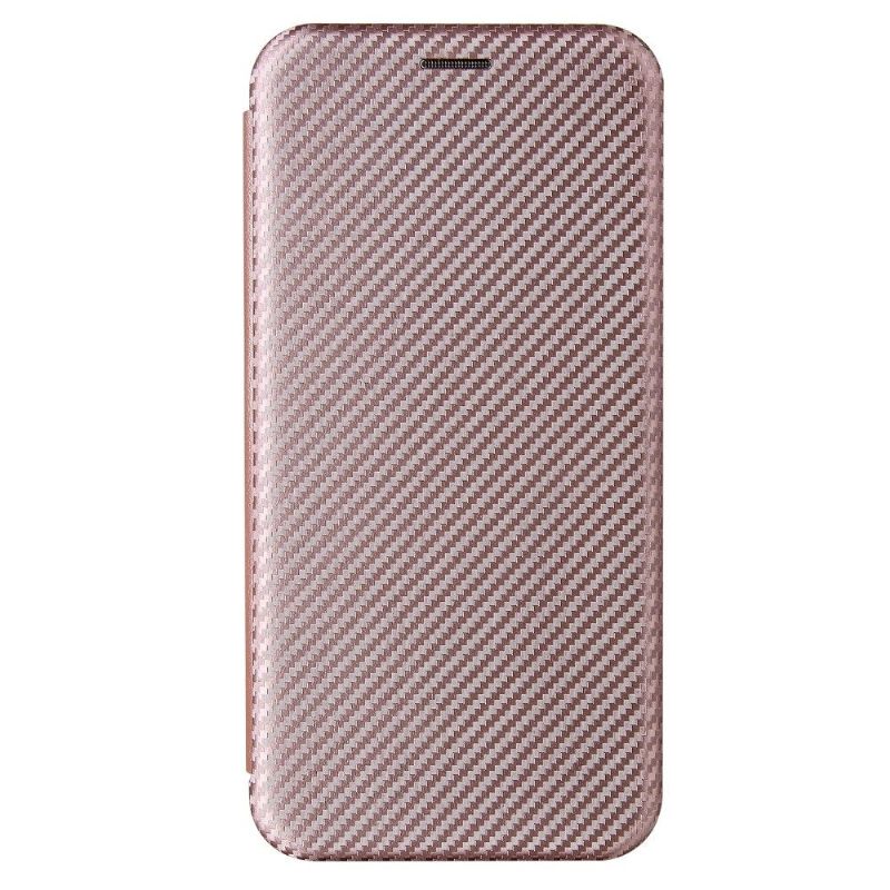 Folio-hoesje voor Poco M3 Koolstofvezeleffect
