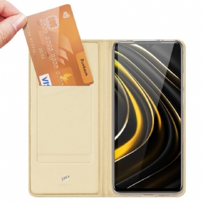 Folio-hoesje voor Poco M3 Zakelijk Satijneffect