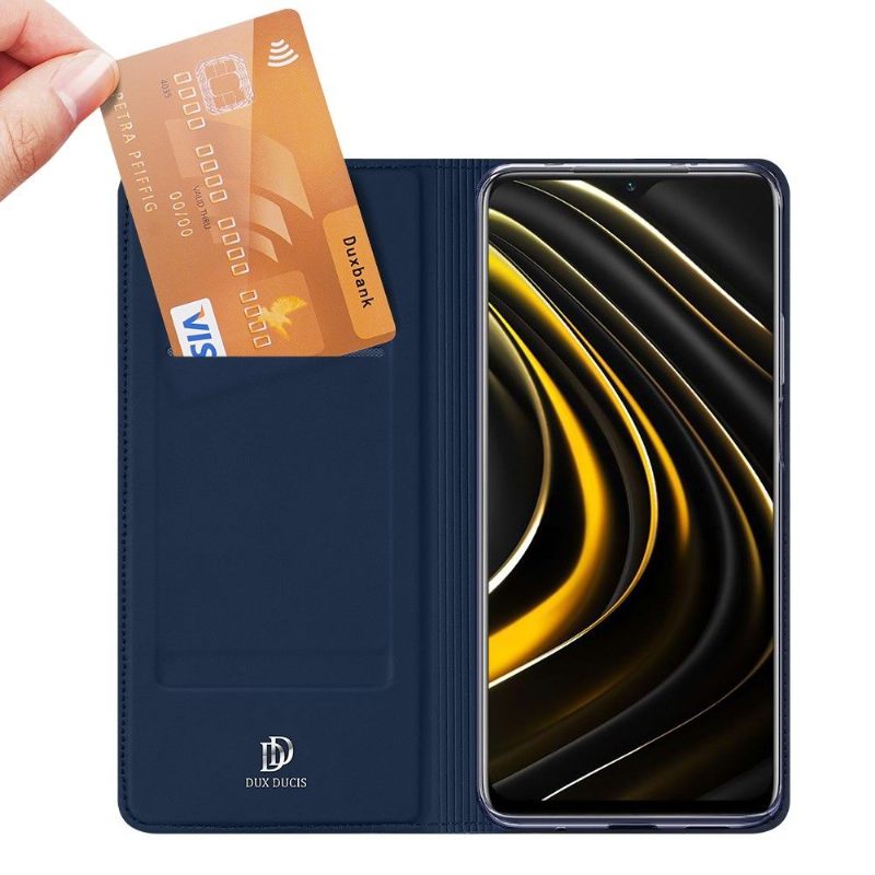 Folio-hoesje voor Poco M3 Zakelijk Satijneffect