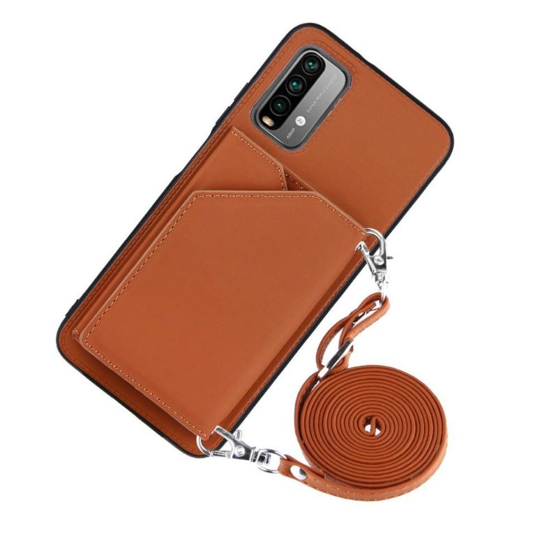 Hoesje voor Poco M3 Aude Lanyard Met Meerdere Compartimenten