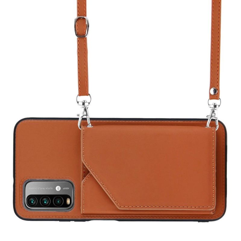 Hoesje voor Poco M3 Aude Lanyard Met Meerdere Compartimenten