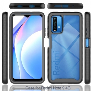 Hoesje voor Poco M3 Hybrid Clear Back Schokbestendig