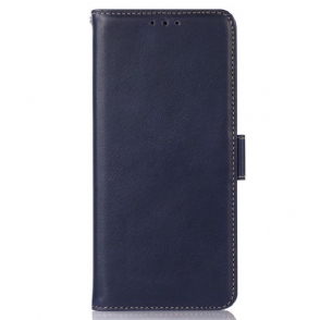 Folio-hoesje voor Realme GT2 Pro Echt Leer