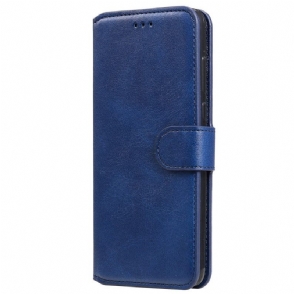 Leren Hoesje voor Realme GT2 Pro Kunstleer Effen