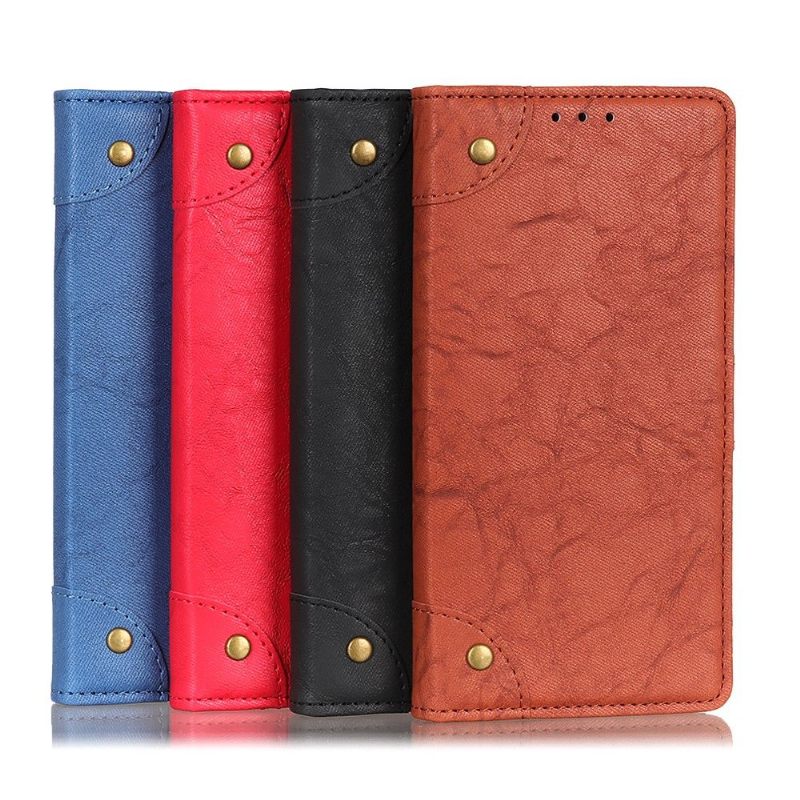 Cover voor Samsung Galaxy A50 Kunstleer Retro-stijl Simon