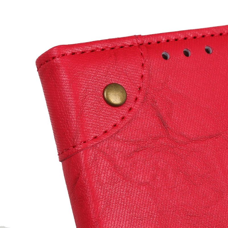 Cover voor Samsung Galaxy A50 Kunstleer Retro-stijl Simon