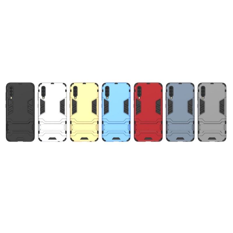 Hoesje voor Samsung Galaxy A50 Anti-fall Cool Guard Schokbestendig Met Geïntegreerde Standaard