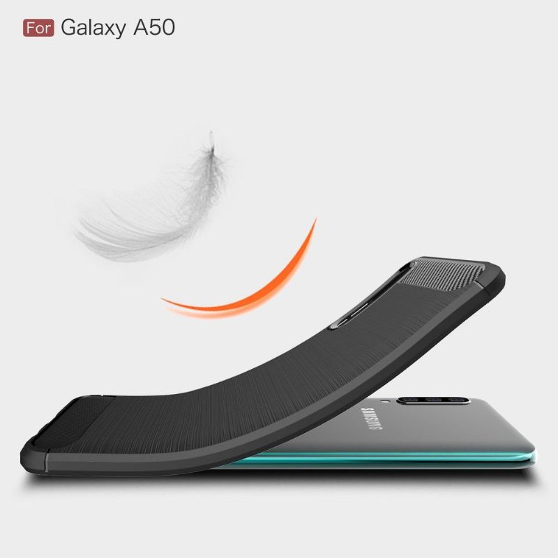 Hoesje voor Samsung Galaxy A50 Koolborstel Gel