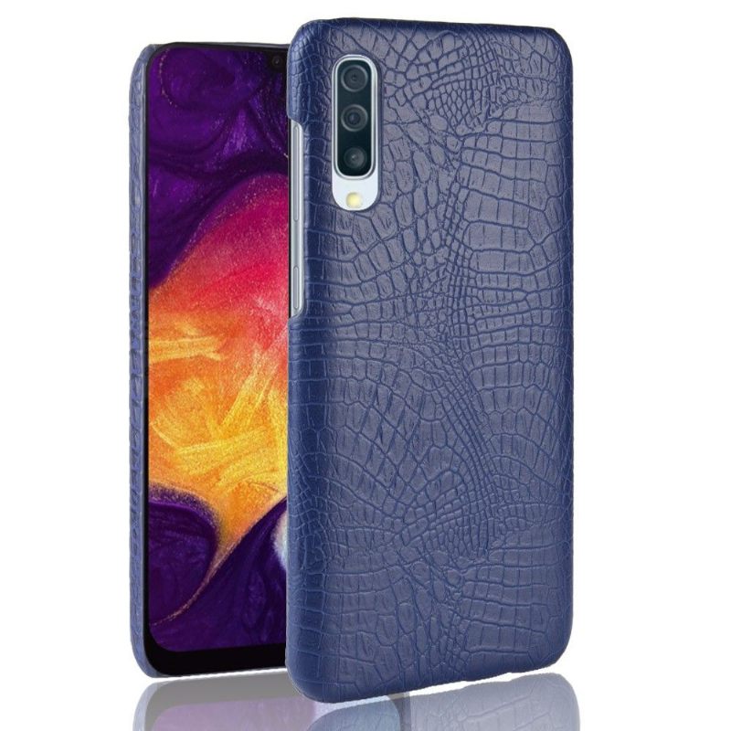 Hoesje voor Samsung Galaxy A50 Leereffect Krokodillenleer Textuur