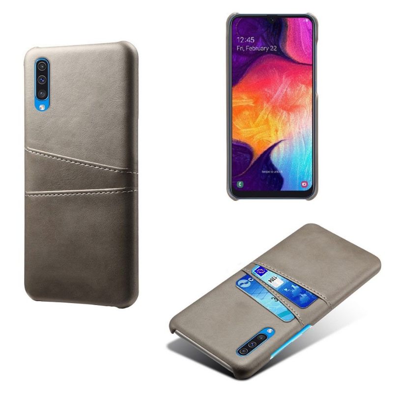 Hoesje voor Samsung Galaxy A50 Melody-kaarthouder Met Leereffect