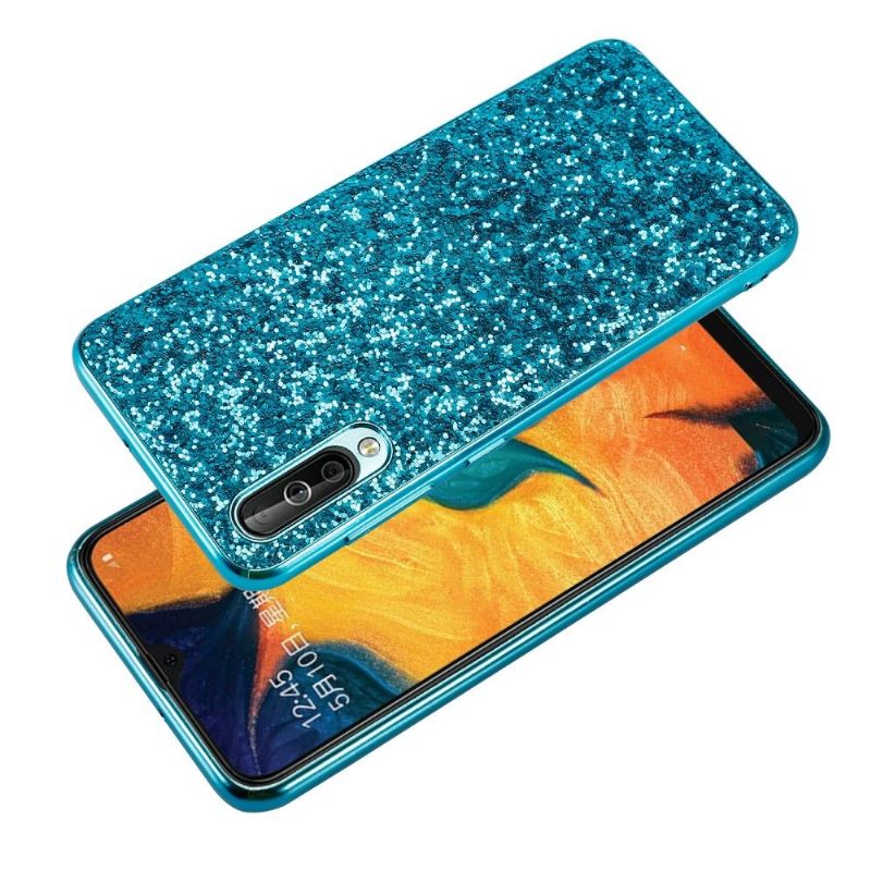 Hoesje voor Samsung Galaxy A50 Sprankelende Strass-glamour
