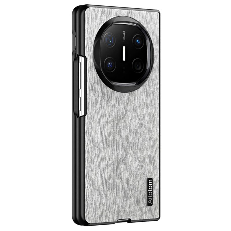 Case Hoesje Huawei Mate X6 Telefoonhoesje Houtstructuur