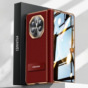 Hoesje Huawei Mate X6 Gestructureerd Kunstleer Met Schermbeschermer