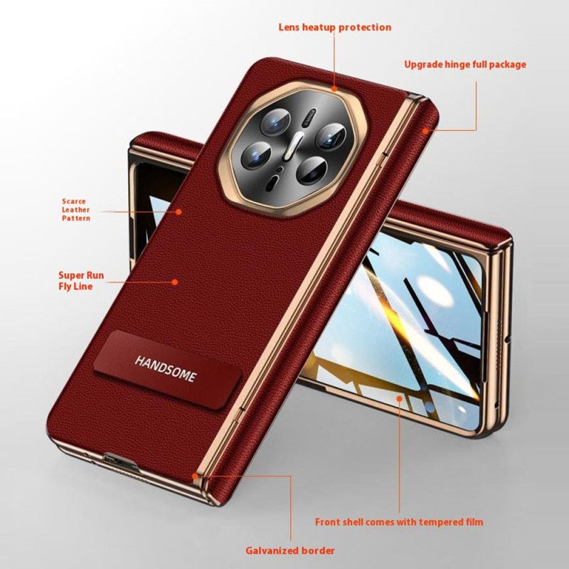 Hoesje Huawei Mate X6 Gestructureerd Kunstleer Met Schermbeschermer