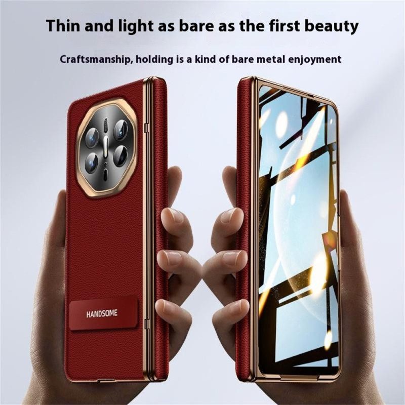 Hoesje Huawei Mate X6 Gestructureerd Kunstleer Met Schermbeschermer