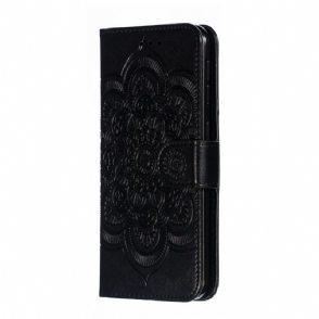 Case voor Samsung Galaxy A20e Bescherming Folio-hoesje Met Mandala-riem