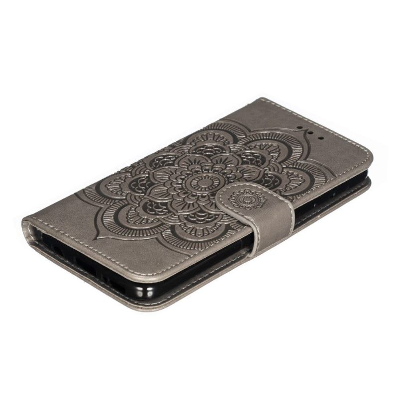 Case voor Samsung Galaxy A20e Bescherming Folio-hoesje Met Mandala-riem
