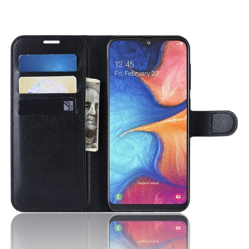 Case voor Samsung Galaxy A20e Portemonnee Leren Stijl Leren Portemonnee