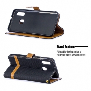 Cover voor Samsung Galaxy A20e Stoffen Bekleding