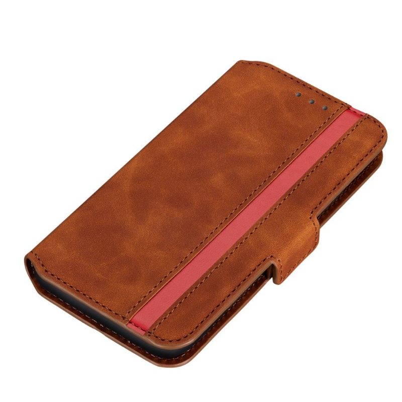 Folio-hoesje voor Samsung Galaxy A20e Retro Leereffect