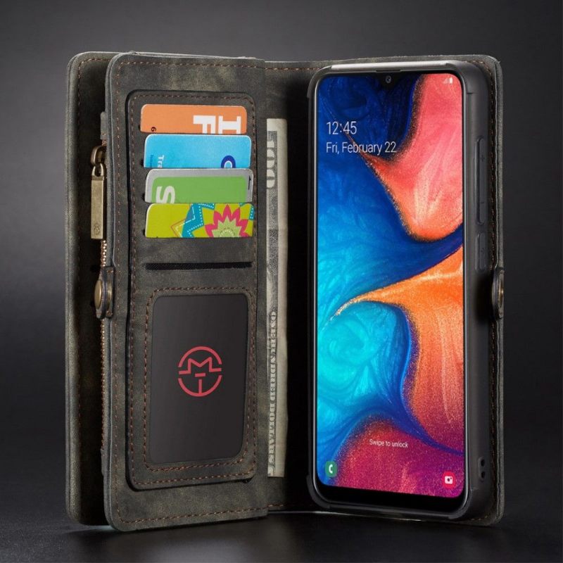 Hoesje Cover voor Samsung Galaxy A20e Anti-fall 2 in 1 Magnetisch