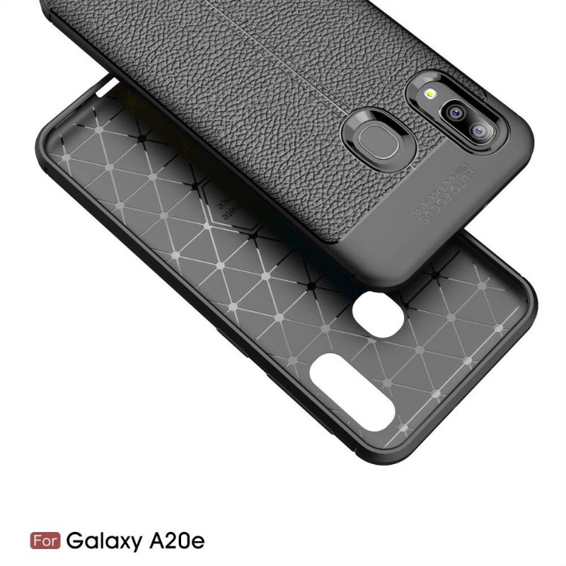Hoesje voor Samsung Galaxy A20e Anti-fall Afwerkingsgel Van Kunstleer