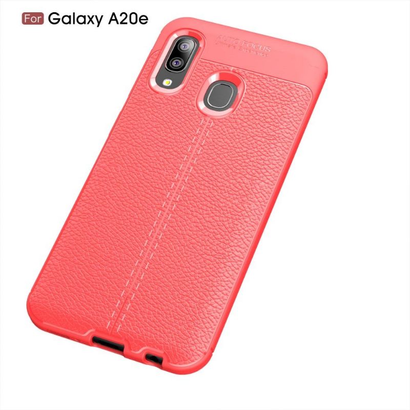 Hoesje voor Samsung Galaxy A20e Anti-fall Afwerkingsgel Van Kunstleer