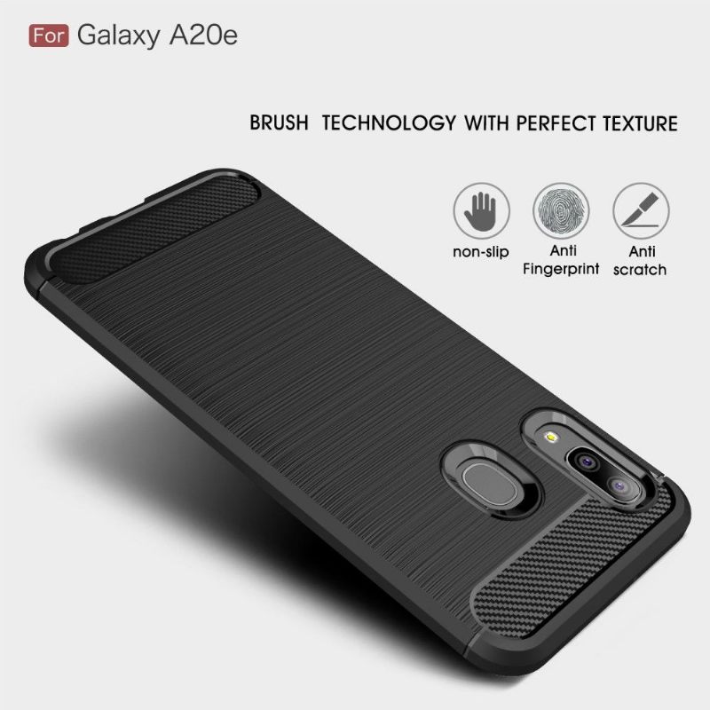 Hoesje voor Samsung Galaxy A20e Koolborstel Gel
