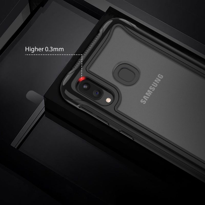 Hoesje voor Samsung Galaxy A20e Transparante Omtrek In Kleur