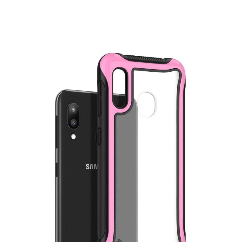 Hoesje voor Samsung Galaxy A20e Transparante Omtrek In Kleur