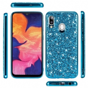 Telefoonhoesje voor Samsung Galaxy A20e Glamoureuze Pailletten