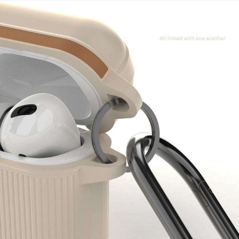 Beschermhoes Airpods 3 Koffer Met Karabijnhaak