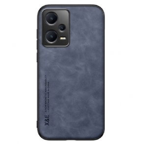 Telefoonhoesje voor Xiaomi Redmi Note 12 Pro Plus X&e Ledereffect Leer