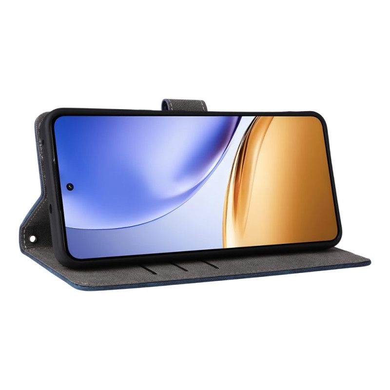 Folio-hoesje Realme 14t 5g Rfid-bescherming Suède-look
