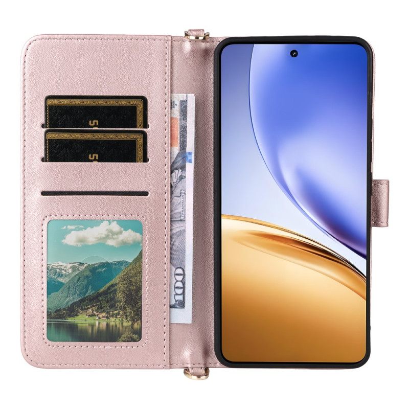 Folio-hoesje Realme 14t 5g Telefoonhoesje Bandje En Schouderband