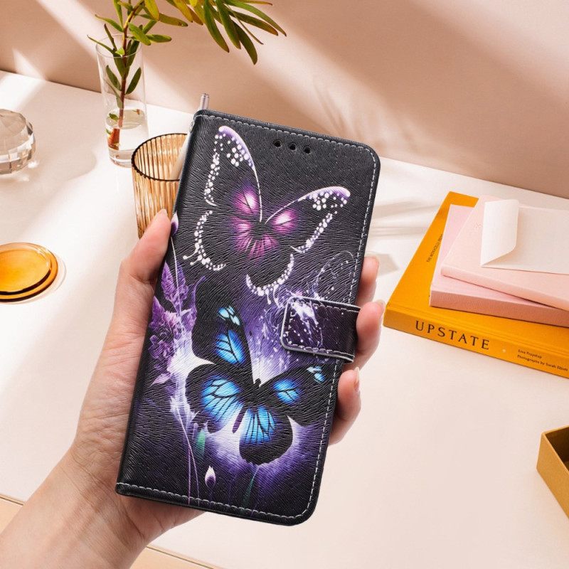 Folio-hoesje Realme 14t 5g Twee Vlinders