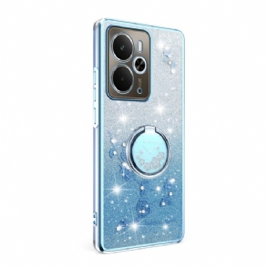 Hoesje Realme 14t 5g Ringhouder Met Strass-steentjes
