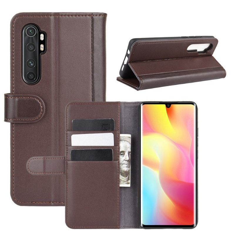 Folio-hoesje voor Xiaomi Mi Note 10 Lite Anti-fall Premium Leer