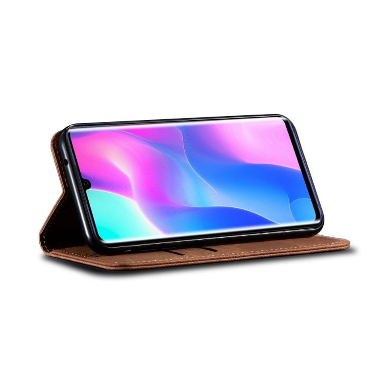 Folio-hoesje voor Xiaomi Mi Note 10 Lite De Giulia Style Jeans
