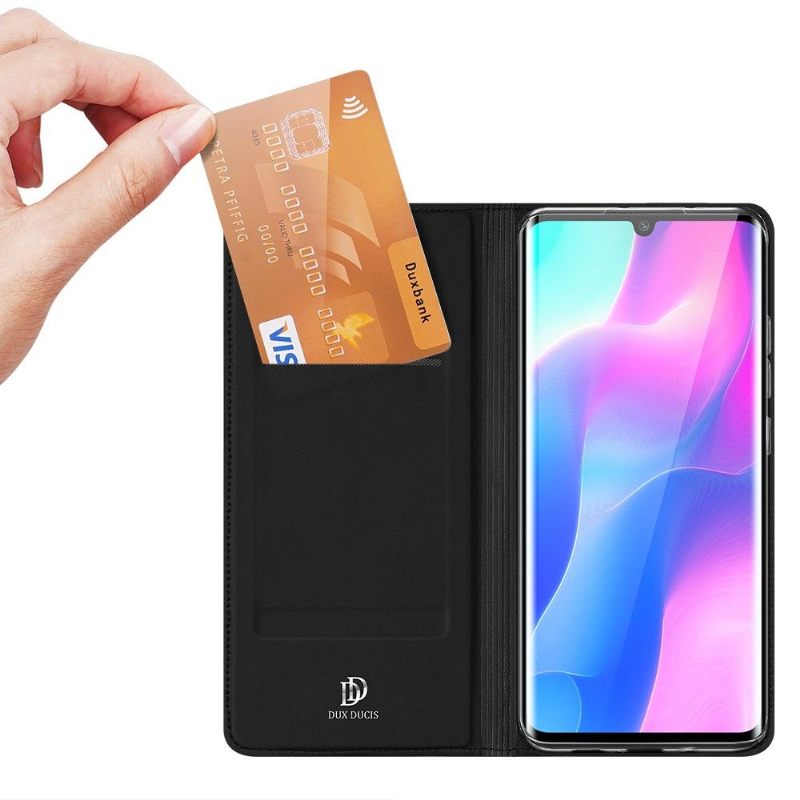 Folio-hoesje voor Xiaomi Mi Note 10 Lite Satijnen Coating