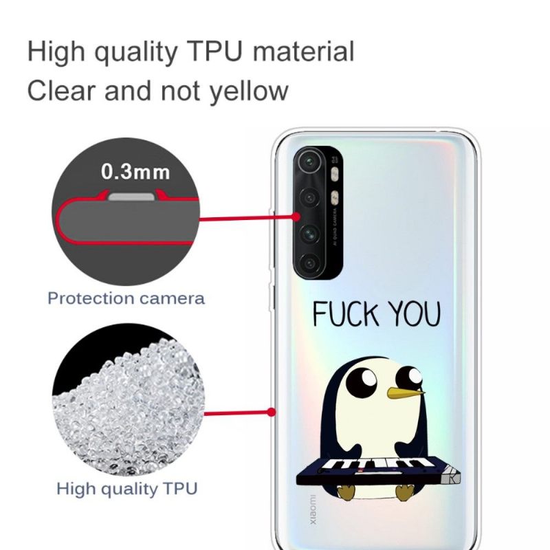 Hoesje voor Xiaomi Mi Note 10 Lite Pinguïnpiano