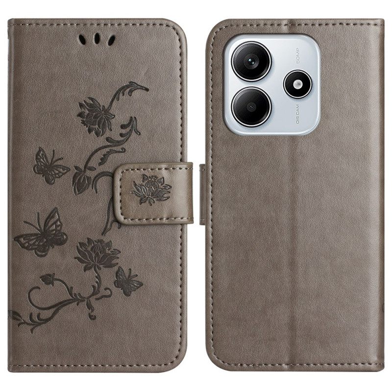 Bescherming Hoesje Xiaomi Redmi Note 14 5g Bloemenprint