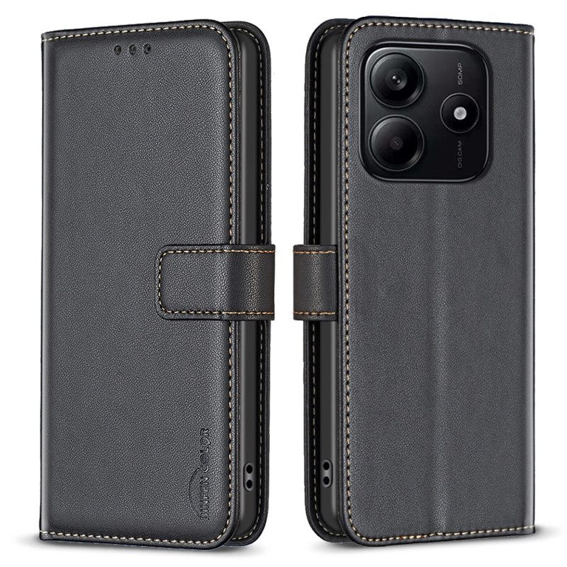 Bescherming Hoesje Xiaomi Redmi Note 14 5g Lederlook Binfen Kleur