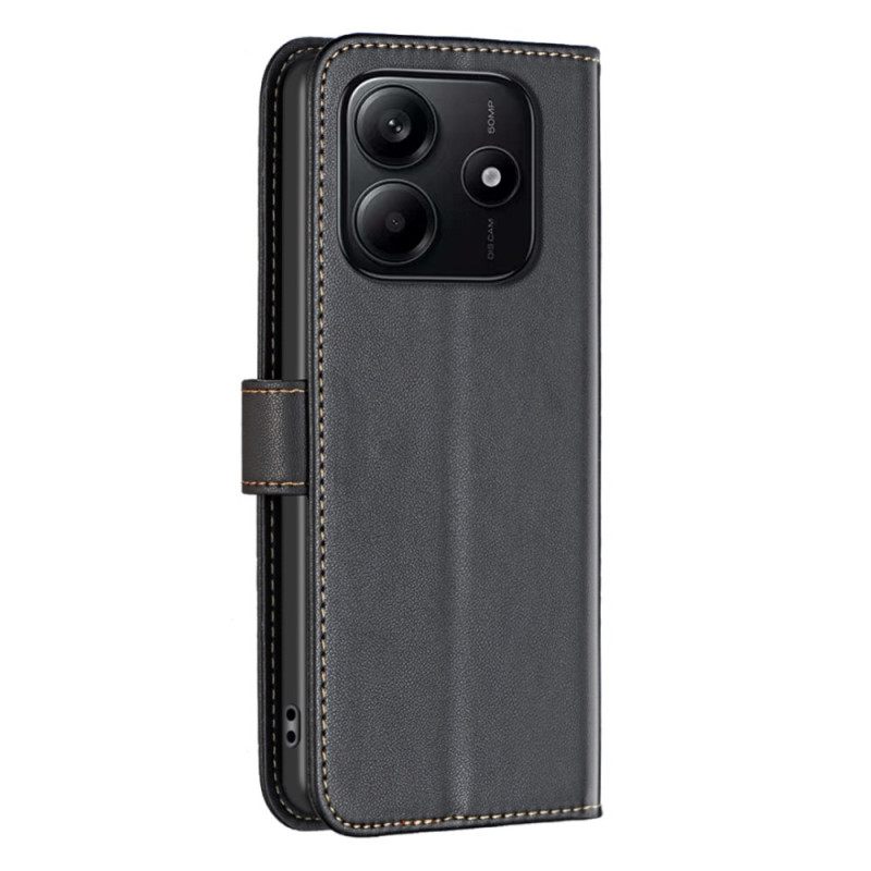 Bescherming Hoesje Xiaomi Redmi Note 14 5g Lederlook Binfen Kleur