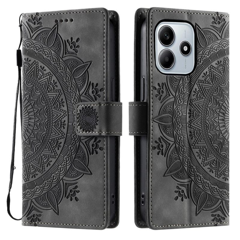 Bescherming Hoesje Xiaomi Redmi Note 14 5g Mandala Suède-effect