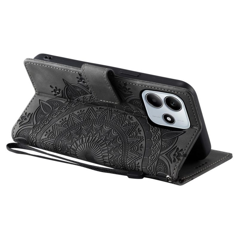 Bescherming Hoesje Xiaomi Redmi Note 14 5g Mandala Suède-effect