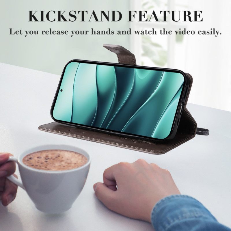 Bescherming Hoesje Xiaomi Redmi Note 14 5g Reuzenvlinders Met Bandje