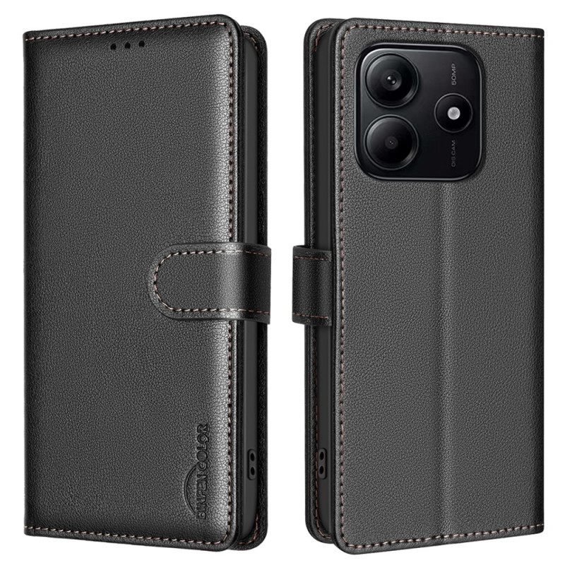 Flip Case Leren Xiaomi Redmi Note 14 5g Binfen Color Rfid-portemonnee