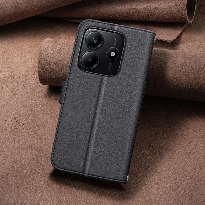 Flip Case Leren Xiaomi Redmi Note 14 5g Premium Gewatteerd